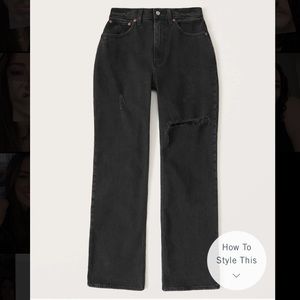 NWOT Abercrombie & Fitch 90’s relaxed high rise jean